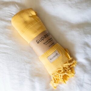 Supasoft Yellow Beach Towel